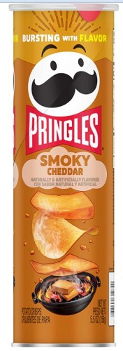 PRINGLES SMOKY CHEDDAR 5.5OZ