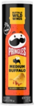 PRINGLES BUFFALO WILD WINGS -MEDIUM BUFFALO 5.6OZ**AVAILABLE 9/07/2026 PREBOOK NOW**