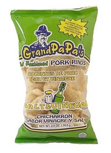 GRANDPAPA'S PORK RINDS SALT & VINEGAR 18/2OZ*AVAILABLE 5/2026*
