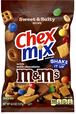 CHEX MIX SWEET & SALTY M & M'S 4.5OZ*AVAILABLE 6/1/2026*