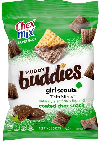 CHEX MIX MUDDY BUDDIES GIRL SCOUTS THIN MINT