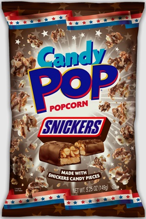 CANDY POP -SNICKERS POPCORN 5.25oz**AVAILABLE 5/11/2026 PREBOOK NOW**