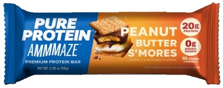 PURE PROTEIN AMMMAZE PEANUT BUTTER SMORES 12CT 2.05OZ