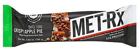 MET-RX BIG 100 CRISPY APPLE PIE 3.52OZ