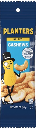 PLANTERS CASHEWS 2OZ SALTED 15CT