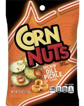 CORN NUTS KICKIN DILL PICKLE 4OZ