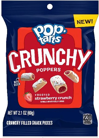 POP-TARTS CRUNCHY POPPERS STRAWBERRY 2.1OZ