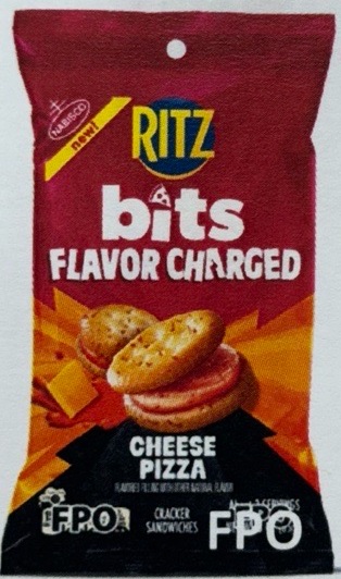 NABISCO BIG BAG RITZ BITS CHEESE PIZZA 3OZ**MANUFACTURER GUARANTEED SHELF LIFE IS 45 DAYS** - AVAILABLE 12/2025