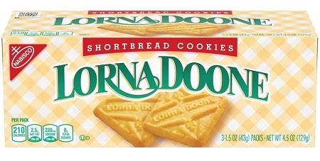 NABISCO SLUG LORNA DOONE 12/4.5OZ**MANUFACTURER GUARANTEED SHELF LIFE IS 45 DAYS**