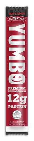 OLD WISCONSIN YUMBO 2OZ*HOT & SPICY*