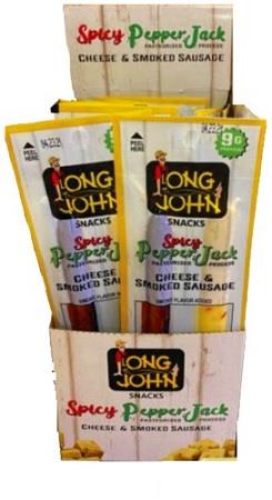 LONG JOHN SAUSAGE & PEPPER JACK CHEESE 1.5OZ