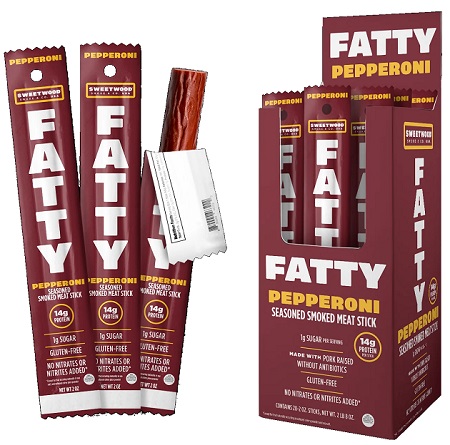 FATTY MEAT STICK PEPPERONI (2OZ)