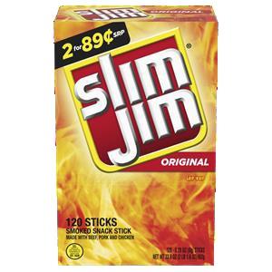 SLIM JIM 2/$0.89 (.28OZ)