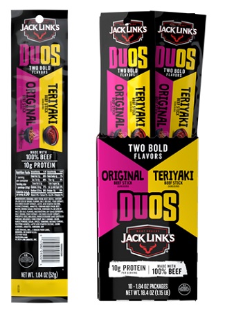JACK LINK'S DUOS STICK ORIG. TERIYAKI 1.84oz