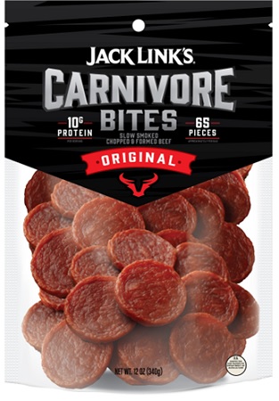 JACK LINK CARNIVORE BITES ORIGINAL 12OZ*AVAILABLE 2/1/2026*