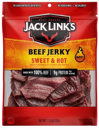 JACK LINK'S 3.25OZ SWEET & HOT*$3.00 OFF PER CASE*