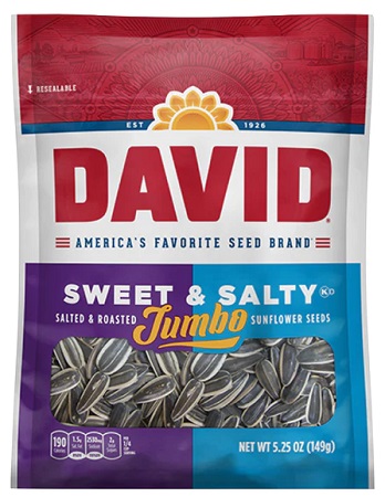 DAVID SEEDS JUMBO SWEET & SALTY12/5.25OZ