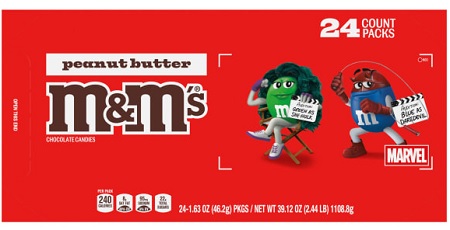 M&M'S PEANUT BUTTER *MARVEL* (REG) 1.63OZ