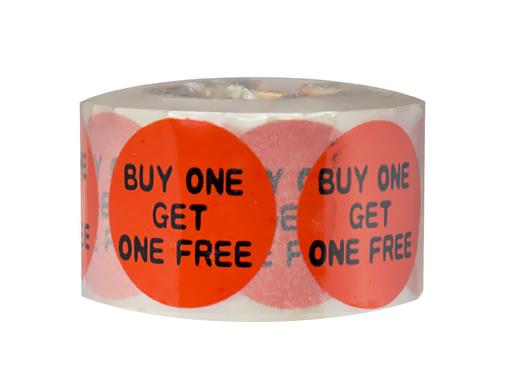 SUPERMAXX LABEL RED BUY 1 GET 1 5CT