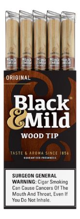 BLACK & MILD WOOD TIP BOX
