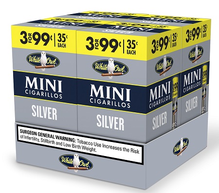 WHITE OWL MINI SINGLES 3/.99 SILVER