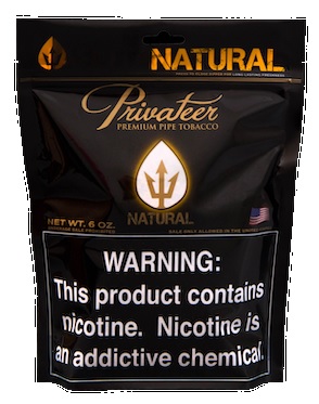 PRIVATEER PIPE TOBACCO NATURAL 6OZ