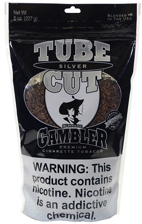 GAMBLER TUBE CUT LARGEULTRA LIGHT SILVER 8OZ