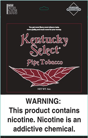 KENTUCKY SELECT PIPE TOBACCO 6OZRED (REGULAR)
