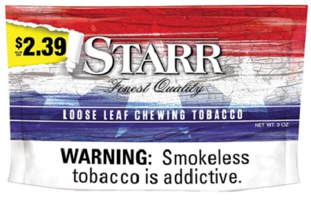 STARR CHEW REGULAR $2.39 (3OZ)**FOR OHIO CUSTOMERS ONLY**