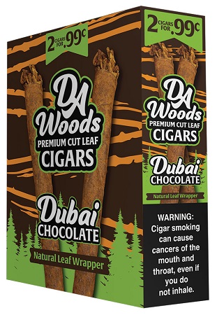 DA WOODS CIGARS 2/$.99 DUBAI CHOCOLATE