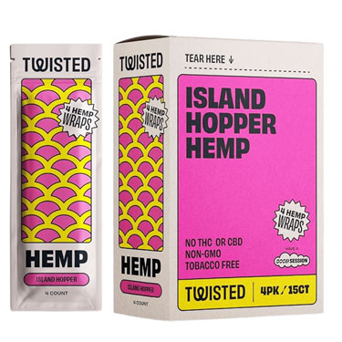 TWISTED HEMP WRAPS ISLAND HOPPER(NON PRE PRICED)