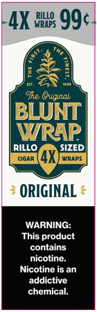 BLUNT WRAP 4/99 ORIGINAL 15/4PK