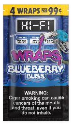 HI-FI WRAPS 4/.99 BLUEBERRY BLISS