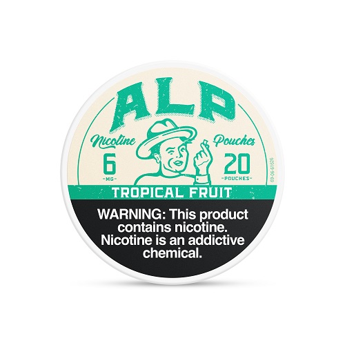 ALP NIC. POUCHES 6MG TROPICAL FRUIT
