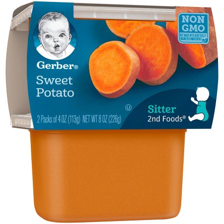 GERBER 2ND FOODS SWEET POTATOES 4OZ