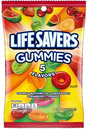 LIFESAVERS GUMMIES 5 FLAVORS 12/7OZ