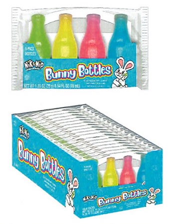 NIK-L-NIP BUNNY BOTTLES 4PK (EASTER)
