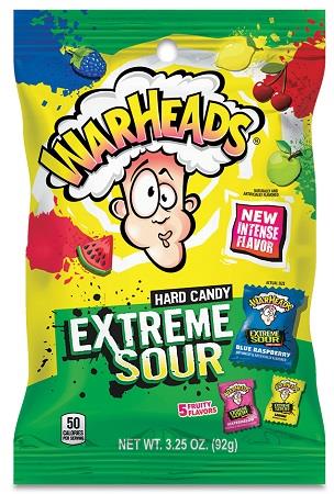 WARHEADS EXT.SOUR HARD PEG 3.25OZ