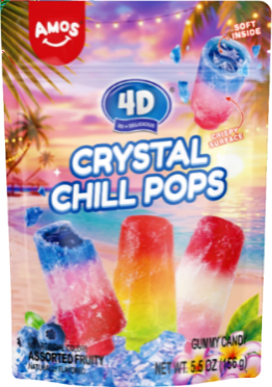 4D CRYSTAL CHILL POPS  PEG 5OZ**LIMITED EDITION AVAILABLE - 01/2027**