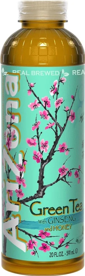 ARIZONA BTL GREEN TEA W/GINSENG & HONEY $1.0024/20OZ