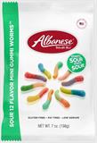 ALBANESE SOUR 12 FLAVOR MINI GUMMI WORMS PEG 7OZ
