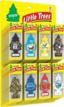 CAR AIR FRESHENER BOARD 96CT(12 EACH BLK ICE, STRAW, VANILLA, NEW CAR, CARIBBEAN, SUPERNOVA, GOLD, TRUE NORTH)