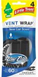 CAR FRESH VENT WRAP NEW CAR 4PK