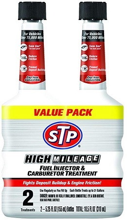 STP FUEL INJ & CARB CLEANER HIGH MILEAGE -- 2PK 6/2/5.25OZ