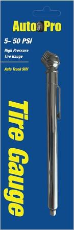 TIRE GAUGE (METAL) AUTO PRO