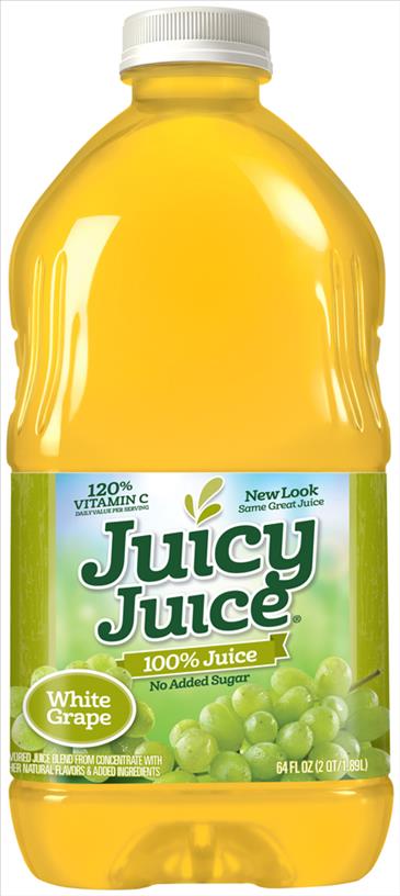 JUICY JUICE WHITE GRAPE 8/64OZ*$7.00 OFF PER CASE*