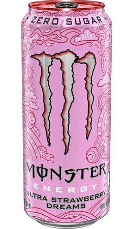 MONSTER ENERGY ZERO ULTRA STRAWBERRY DREAMS24/16OZ