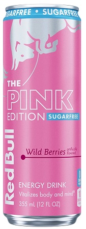 RED BULL 12OZ SUGAR FREE PINK EDITION (WILD BERRIES)