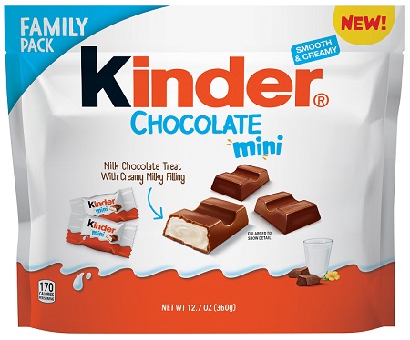 KINDER CHOCOLATE MINI 12.7OZ**AVAILABLE BY SPECIAL ORDER AND EMAIL ONLY, ALLOW 21 DAYS LEADTIME