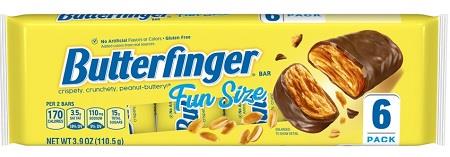 FUN SIZE BUTTERFINGER 6PK 3.9OZ**AVAILABLE BY SPECIAL ORDER ONLY, ALLOW 21 DAYS LEADTIME